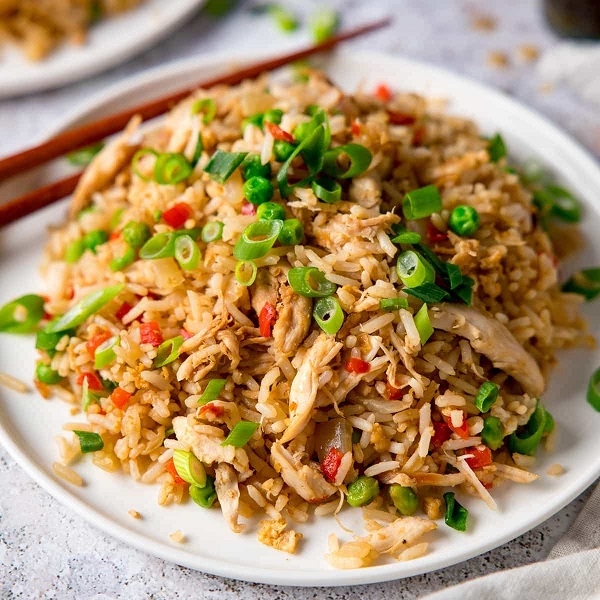 Fried rice Chicken/Beef Sauce