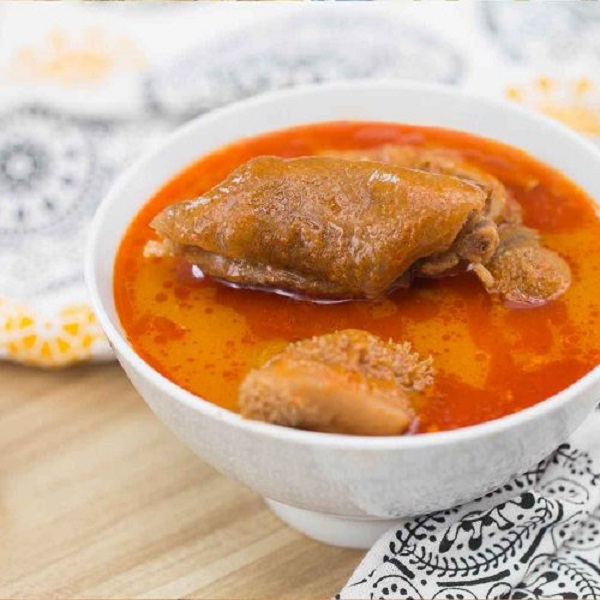 Banku with Spicy Goat
